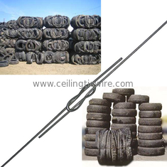 90&quot; a 180&quot; laços de pacote galvanizados prendem o pacote de 3mm Dia Zinc Coating 100pcs/