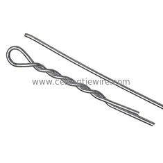 calibre 125pcs do fio de empacotamento 13 do laço do cartão de 2.4mm 12ft POR EXEMPLO único