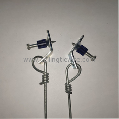 12ft fio galvanizado 12 calibres do laço do teto do gancho com 1-1/4” Pin And Clip