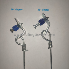 6ft fio galvanizado 12 calibres do laço do teto com 1-1/4” Pin And Clip
